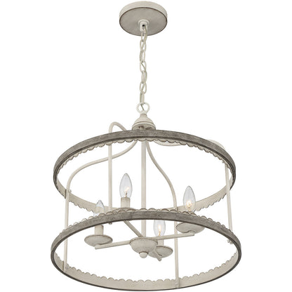 Meridian Lite Trends 4-Light Pendant in Silo M70110SIL