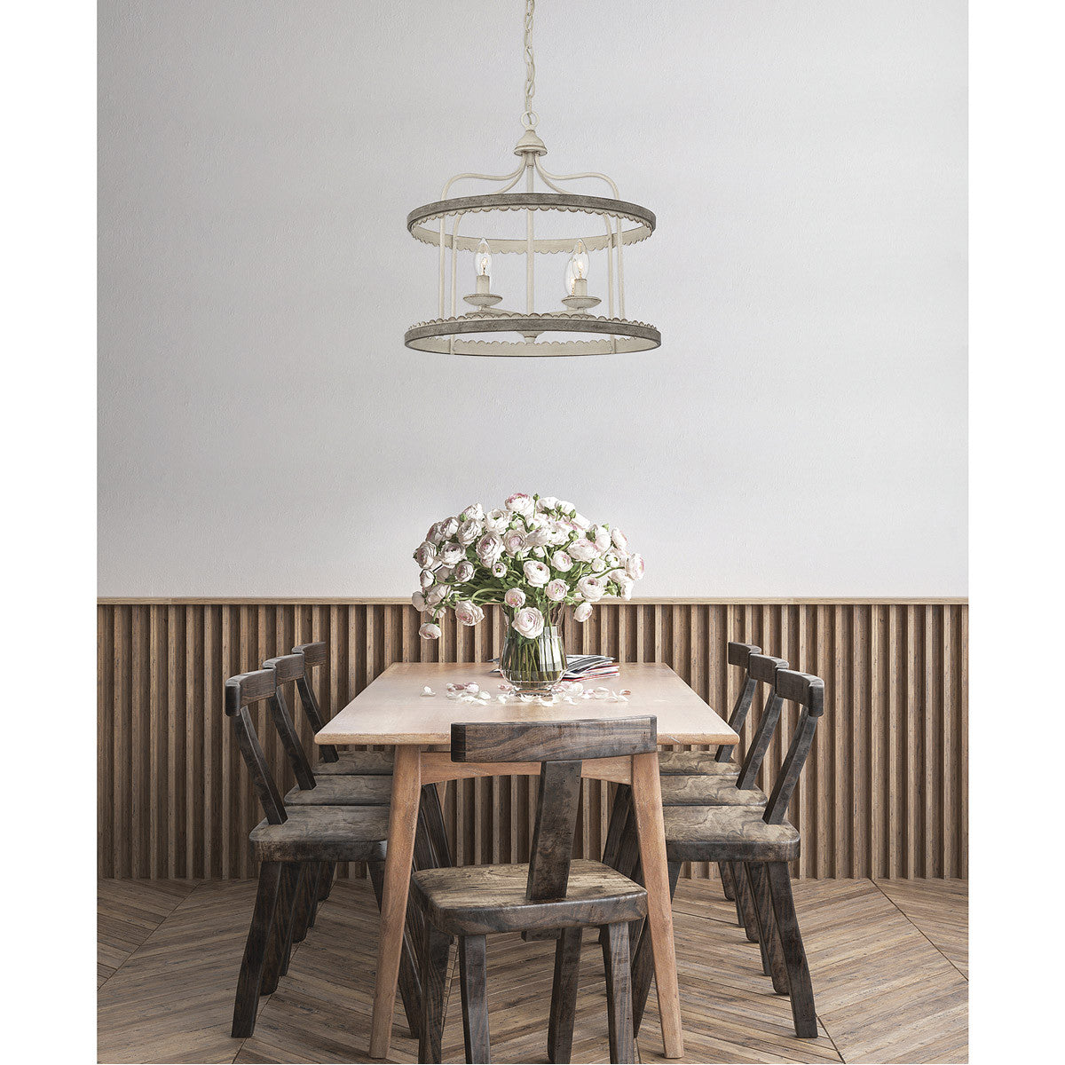 Meridian Lite Trends 4-Light Pendant in Silo M70110SIL