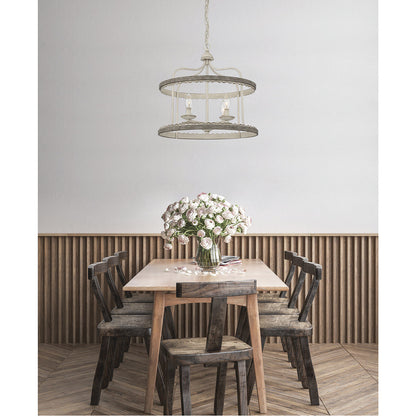 Meridian Lite Trends 4-Light Pendant in Silo M70110SIL