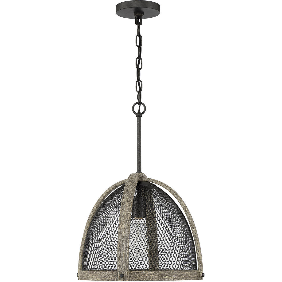 Meridian Lite Trends 1-Light Pendant in Weathered Birch M70111DWW