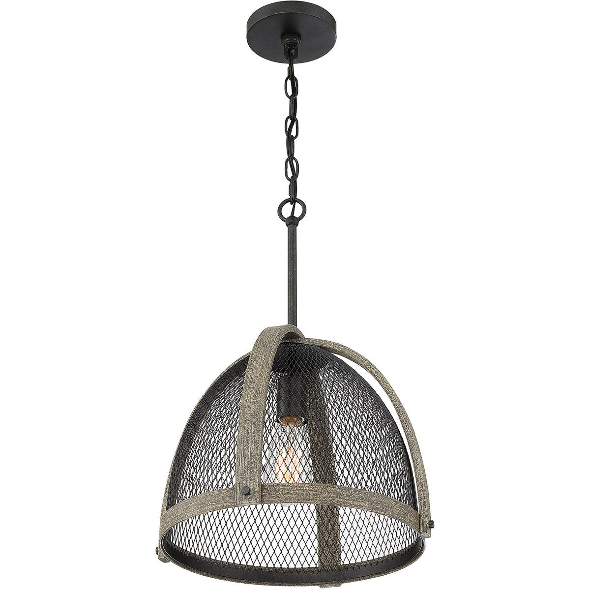 Meridian Lite Trends 1-Light Pendant in Weathered Birch M70111DWW