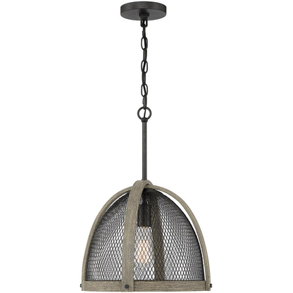 Meridian 1-Light Pendant in Weathered Birch M70111DWW