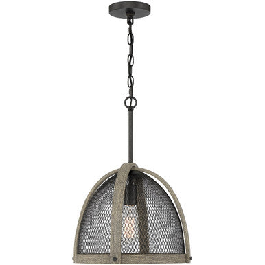 Meridian Lite Trends 1-Light Pendant in Weathered Birch M70111DWW