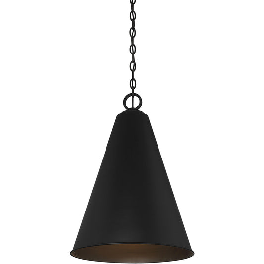 Meridian 1-Light Pendant in Matte Black M70112MBK