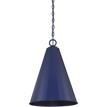 Meridian Lite Trends 1-Light Pendant in Navy Blue M70112NBL