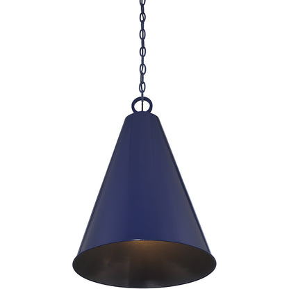 Meridian Lite Trends 1-Light Pendant in Navy Blue M70112NBL