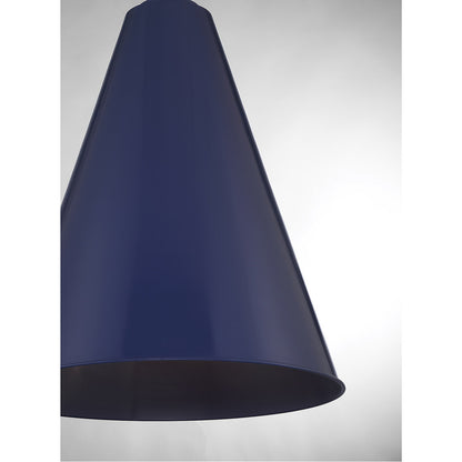 Meridian Lite Trends 1-Light Pendant in Navy Blue M70112NBL