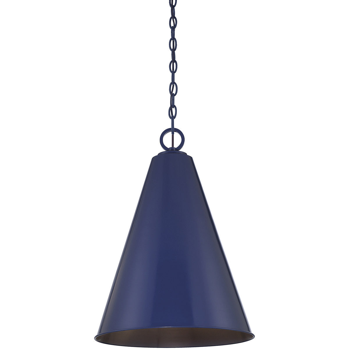 Meridian 1-Light Pendant in Navy Blue M70112NBL