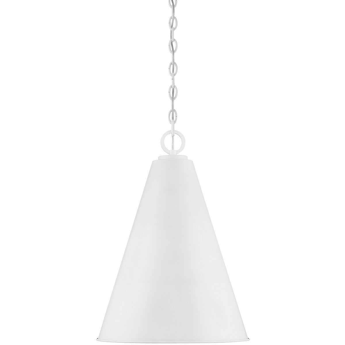 Meridian Lite Trends 1-Light Pendant in White M70112WH