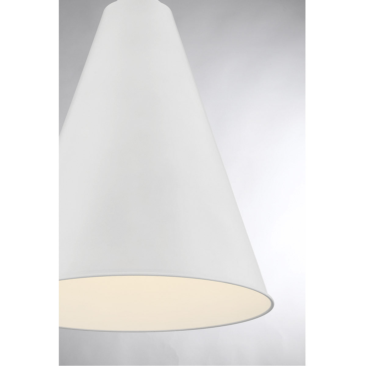 Meridian Lite Trends 1-Light Pendant in White M70112WH