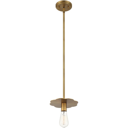 Meridian 1-Light Mini Pendant in Natural Brass M70113NB