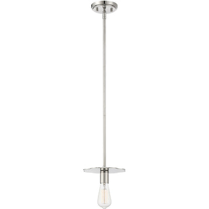 Meridian Lite Trends 1-Light Mini Pendant in Polished Nickel M70113PN