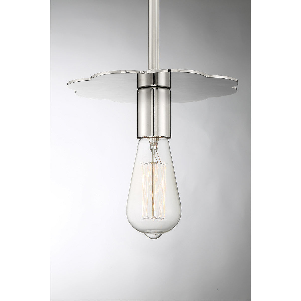 Meridian Lite Trends 1-Light Mini Pendant in Polished Nickel M70113PN