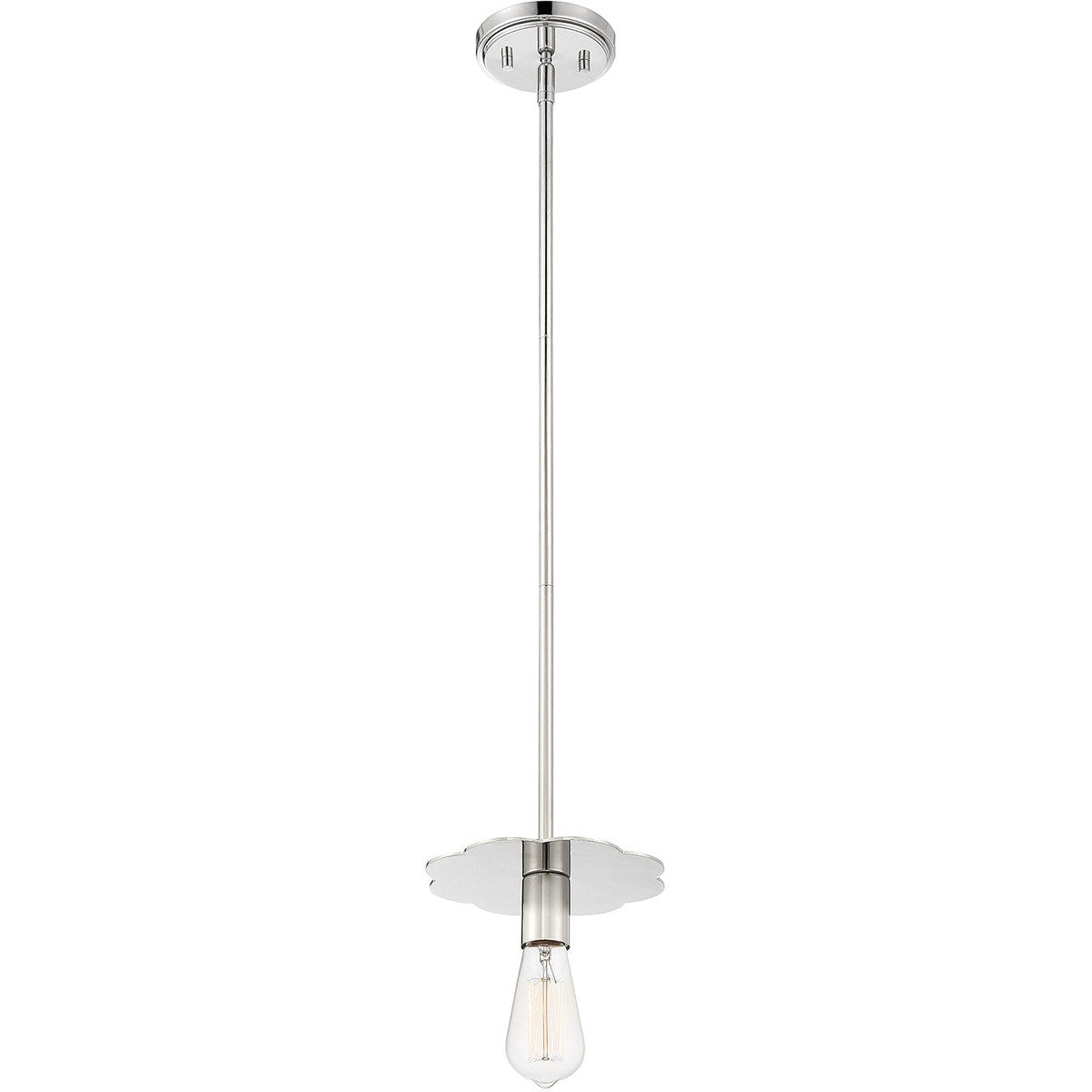 Meridian 1-Light Mini Pendant in Polished Nickel M70113PN