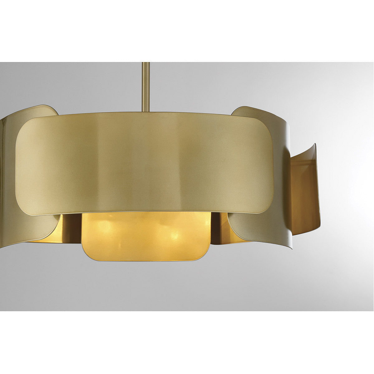 Meridian Lite Trends 4-Light Pendant in Burnished Brass M70117BB