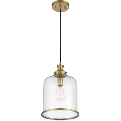 Meridian Lite Trends 1-Light Pendant in Natural Brass M70120NB