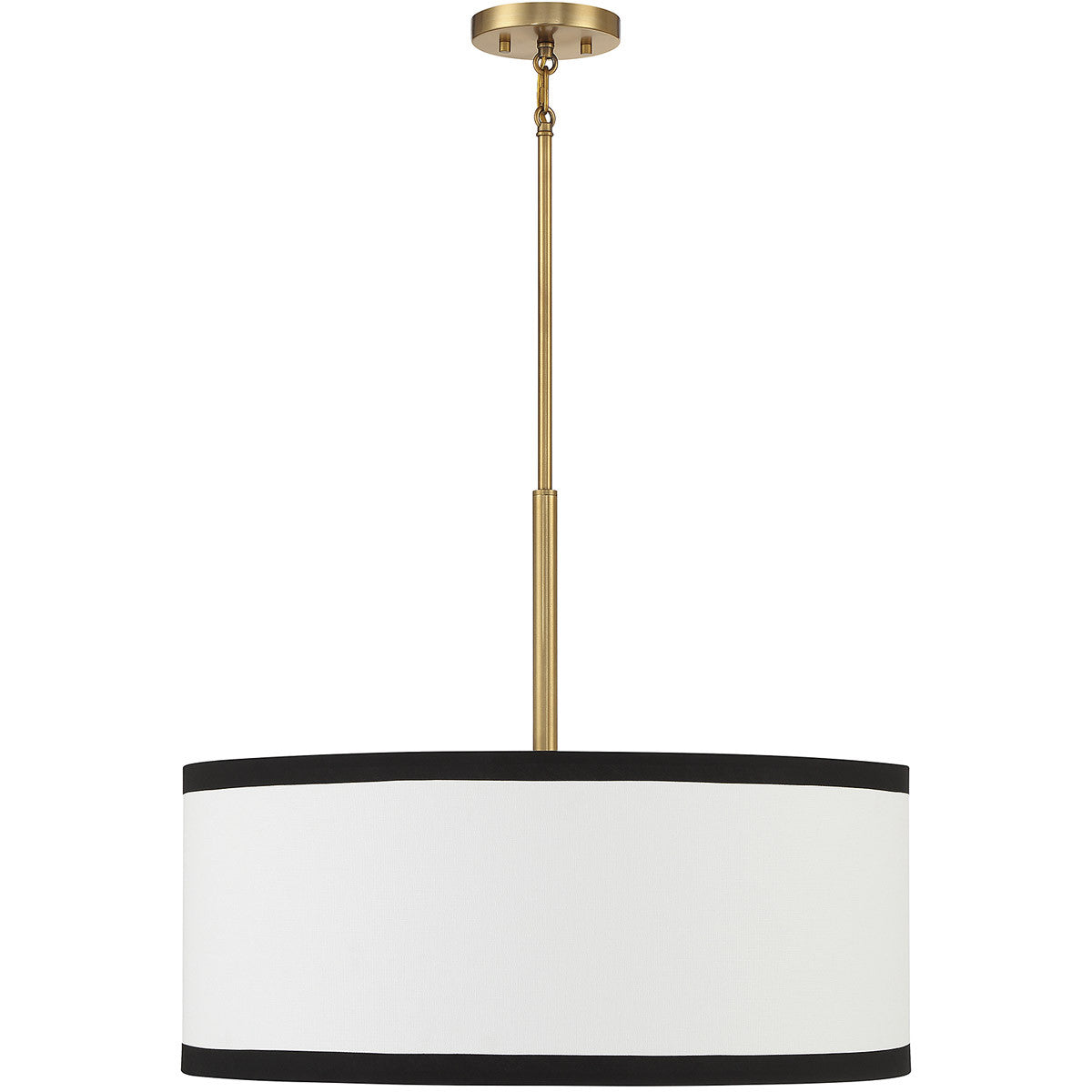 Meridian Lite Trends 5-Light Pendant in Natural Brass M7015NB