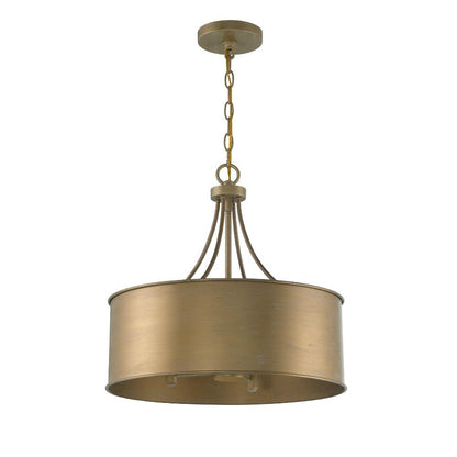 Meridian Lite Trends 4-Light Pendant in Brushed Gold M7040BG