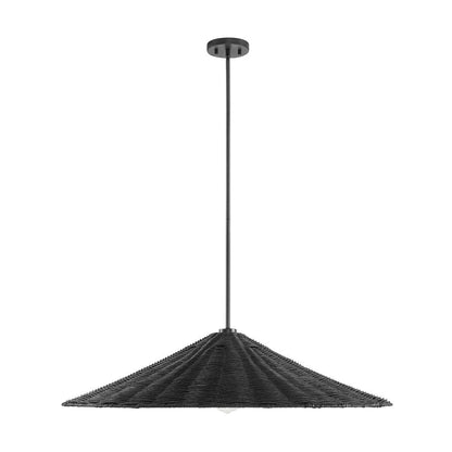 Meridian Lite Trends 1-Light Pendant in Matte Black M7042MBK