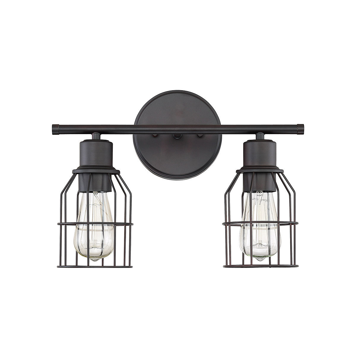 Meridian Lite Trends 2-Light Bathroom Vanity Light in Oil Rubbed Bronze M80003ORB