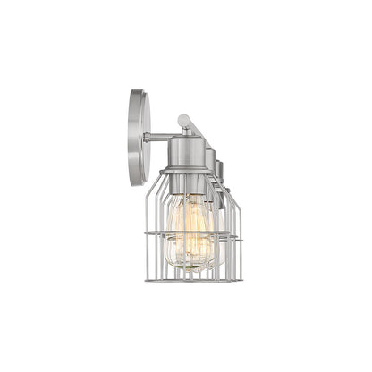 Meridian Lite Trends 3-Light Bathroom Vanity Light in Brushed Nickel M80004BN