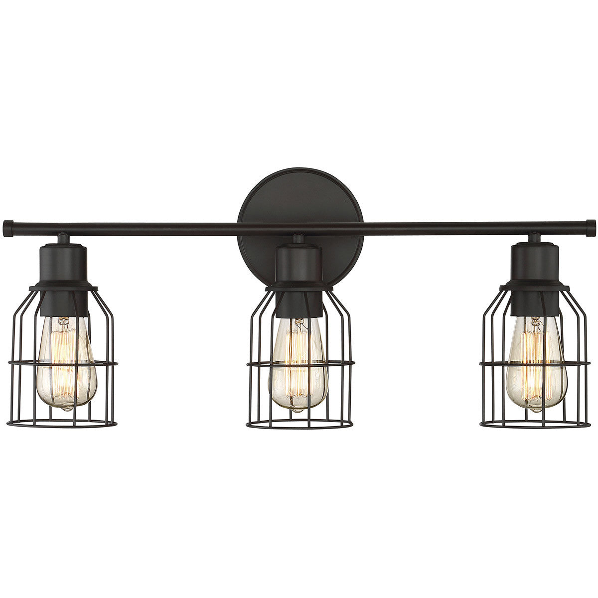 Meridian 3-Light Bathroom Vanity Light in Oil Rubbed Bronze M80004ORB