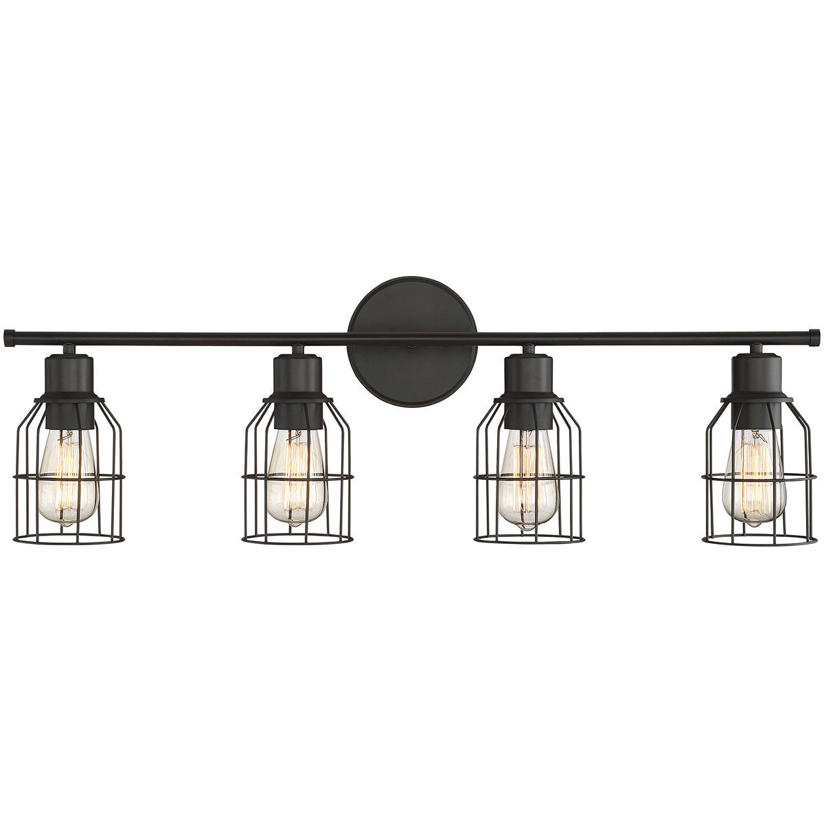 Meridian 4-Light Bathroom Vanity Light in Oil Rubbed Bronze M80005ORB