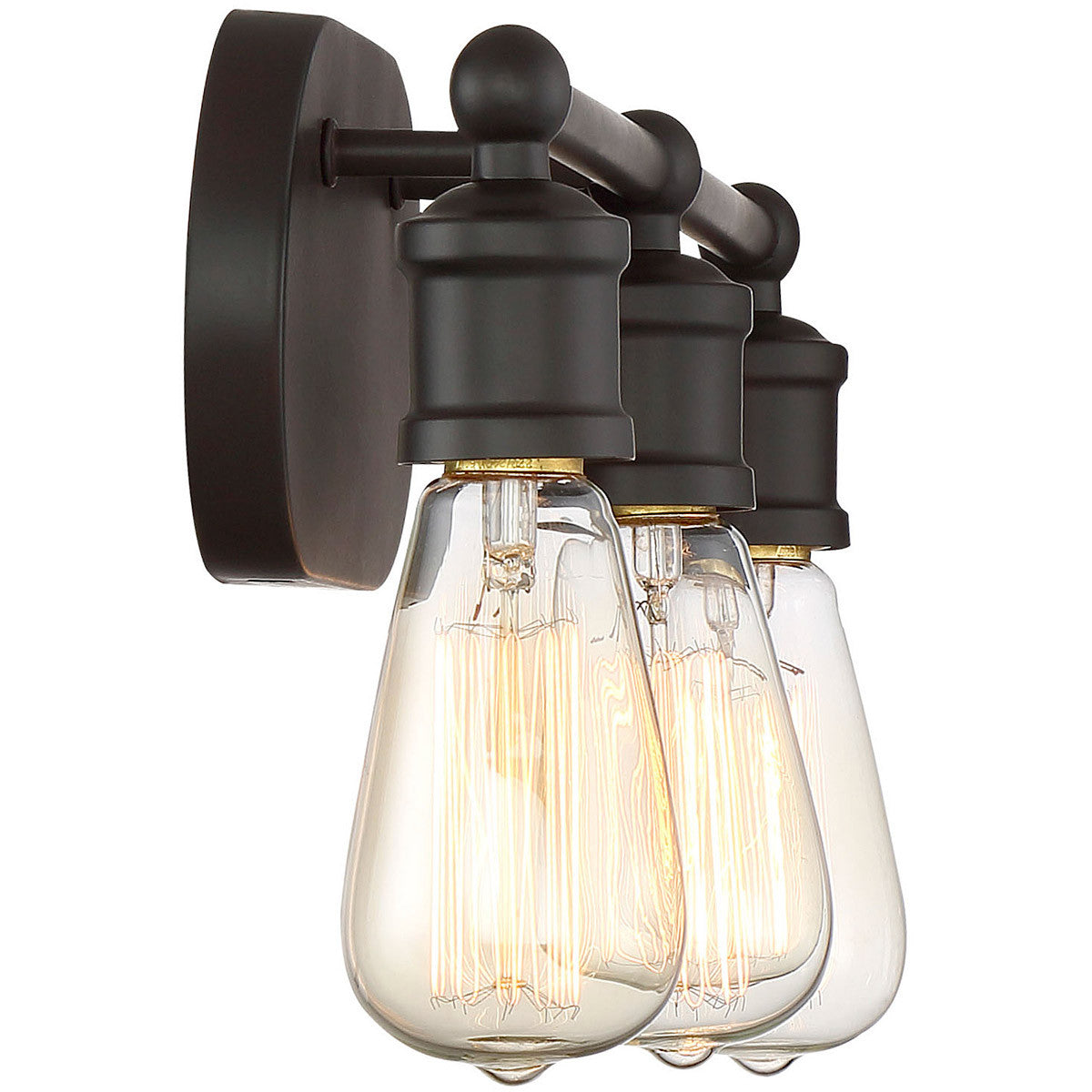 Meridian Lite Trends 3-Light Bathroom Vanity Light in Oil Rubbed Bronze M80012ORB