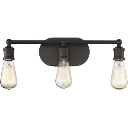 Meridian 3-Light Bathroom Vanity Light in Oil Rubbed Bronze M80012ORB