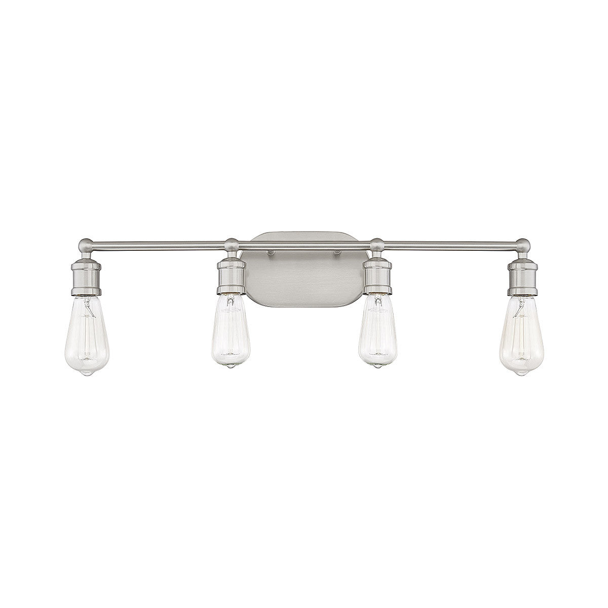 Meridian Lite Trends 4-Light Bathroom Vanity Light in Brushed Nickel M80013BN