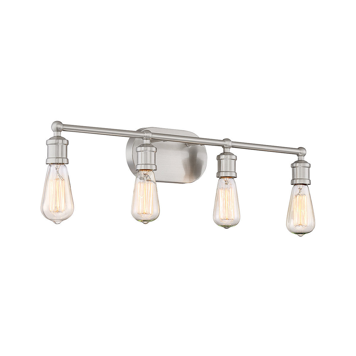 Meridian Lite Trends 4-Light Bathroom Vanity Light in Brushed Nickel M80013BN