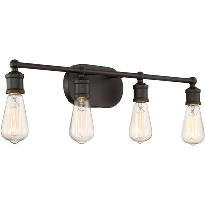 Meridian Lite Trends 4-Light Bathroom Vanity Light in Oil Rubbed Bronze M80013ORB