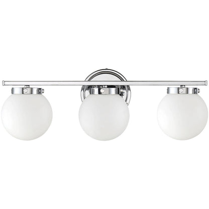 Meridian Lite Trends 3-Light Bathroom Vanity Light in Chrome M80023CH