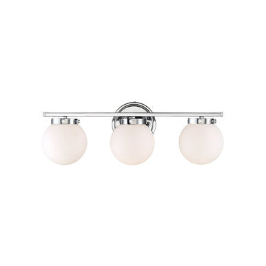 Meridian Lite Trends 3-Light Bathroom Vanity Light in Chrome M80023CH