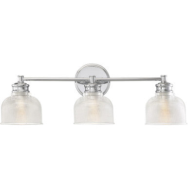 Meridian Lite Trends 3-Light Bathroom Vanity Light in Chrome M80035CH