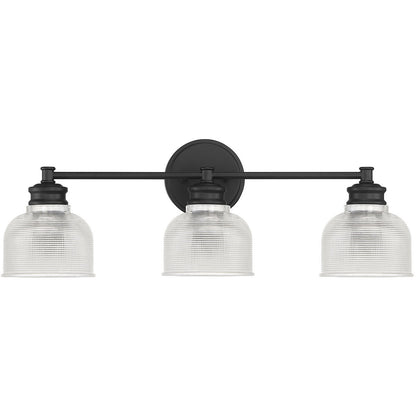 Meridian Lite Trends 3-Light Bathroom Vanity Light in Matte Black M80035MBK