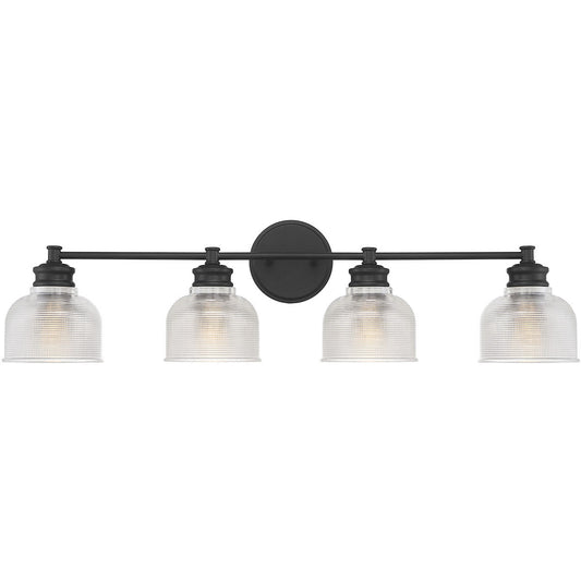 Meridian 4-Light Bathroom Vanity Light in Matte Black M80036MBK