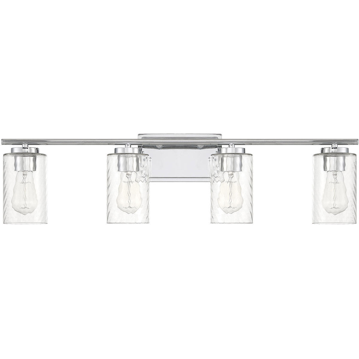 Meridian Lite Trends 4-Light Bathroom Vanity Light in Chrome M80039CH