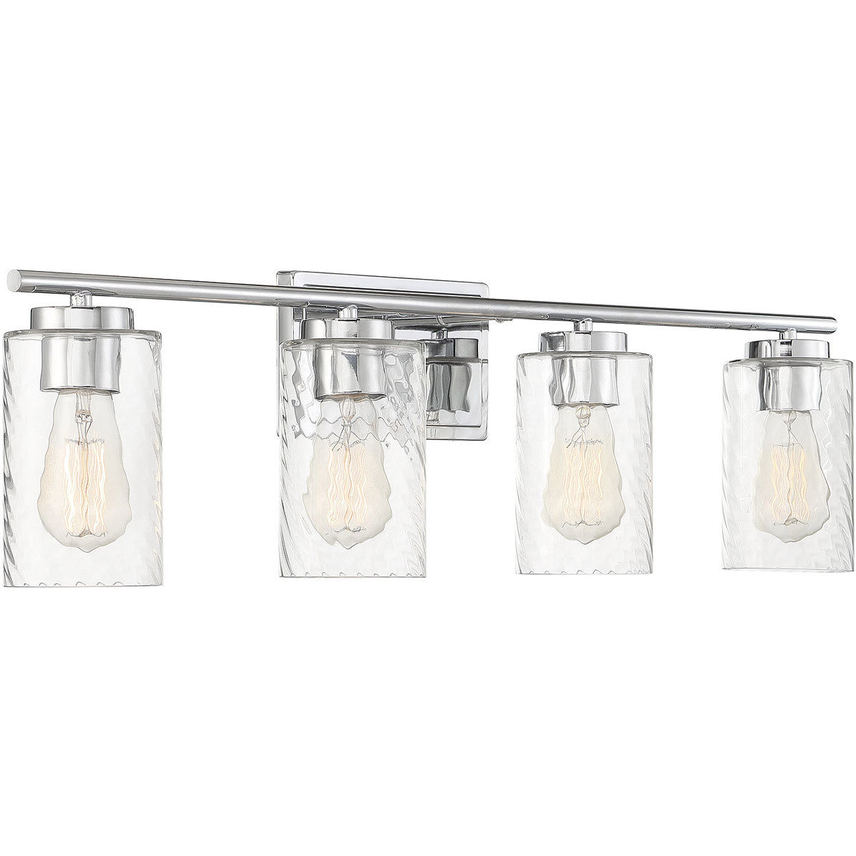 Meridian Lite Trends 4-Light Bathroom Vanity Light in Chrome M80039CH