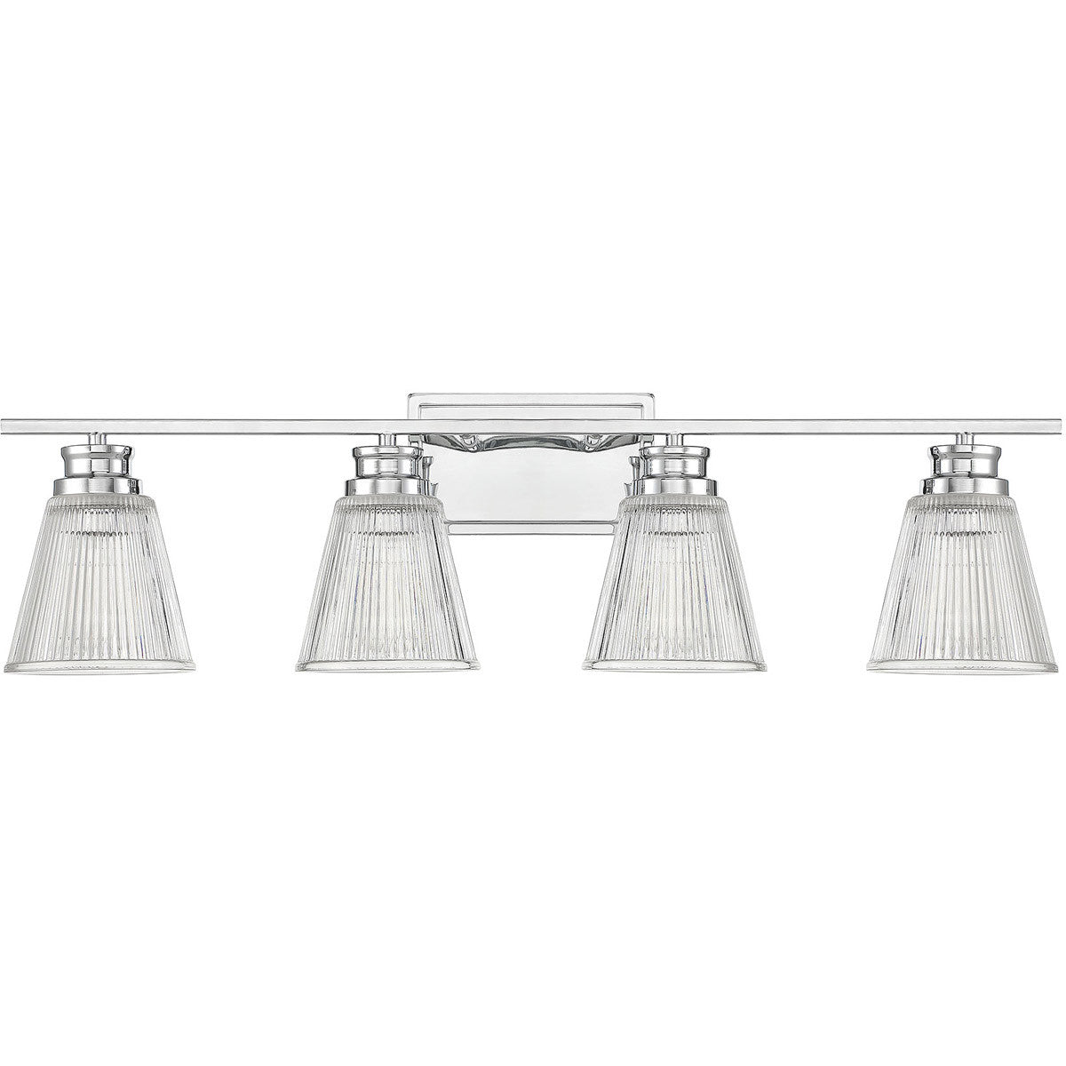 Meridian Lite Trends 4-Light Bathroom Vanity Light in Chrome M80042CH