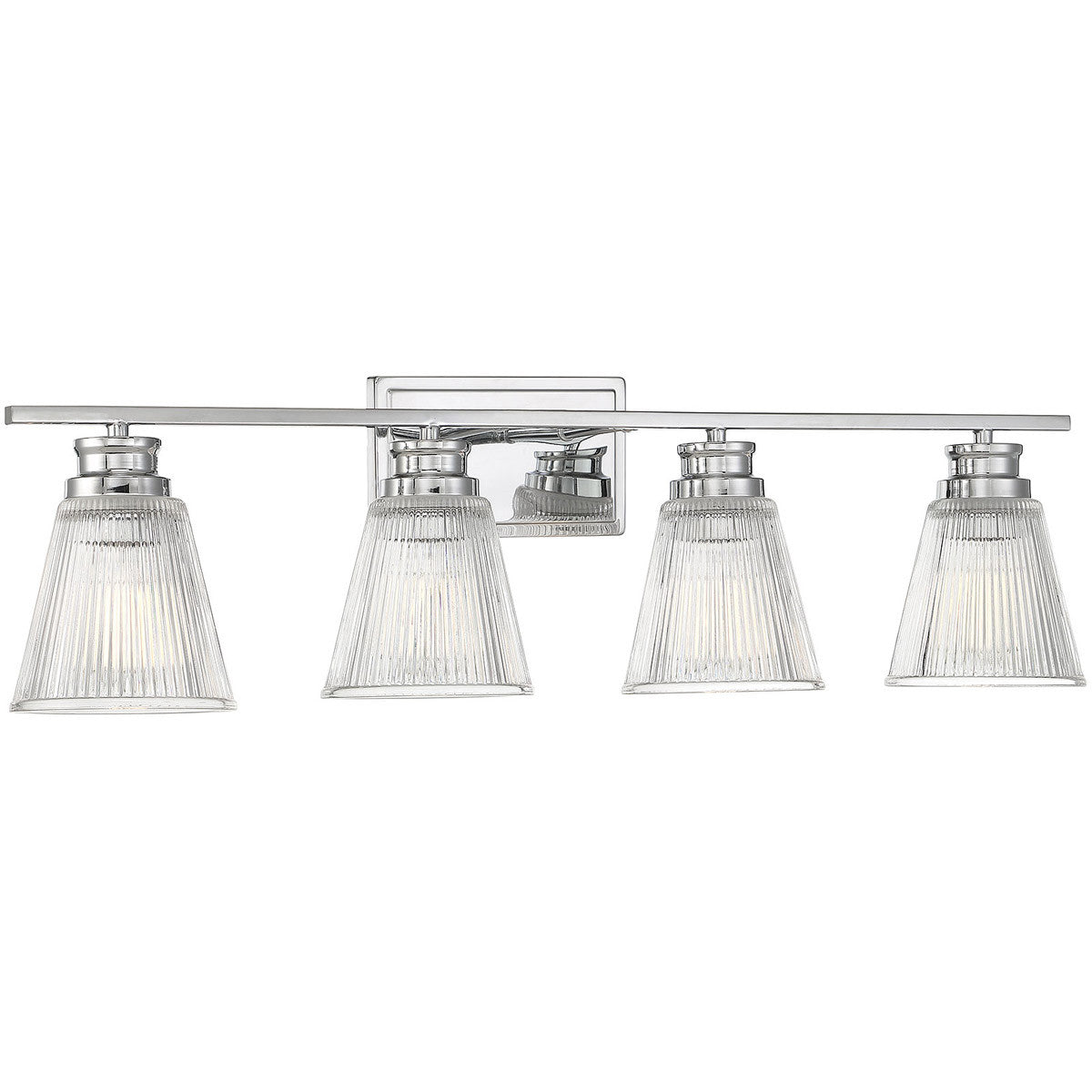 Meridian Lite Trends 4-Light Bathroom Vanity Light in Chrome M80042CH