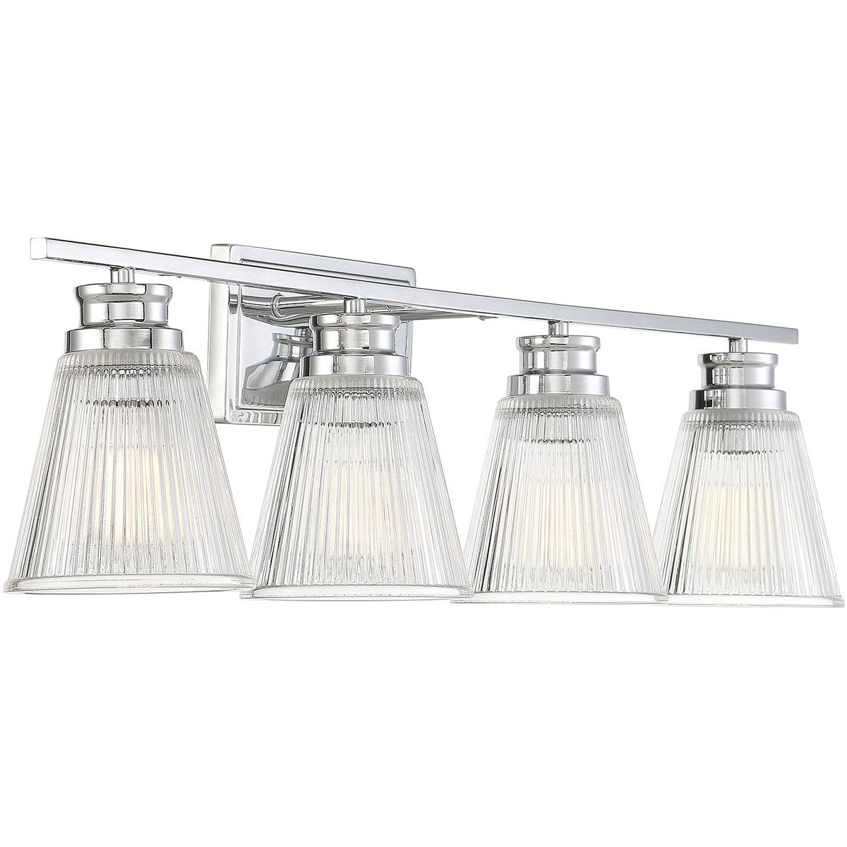 Meridian Lite Trends 4-Light Bathroom Vanity Light in Chrome M80042CH