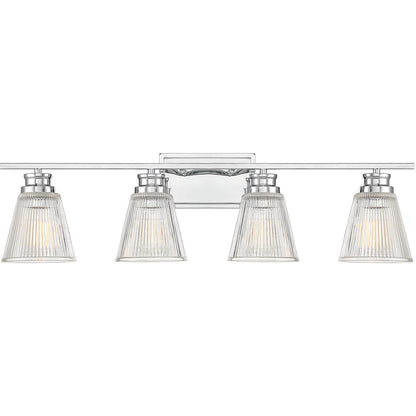 Meridian 4-Light Bathroom Vanity Light in Chrome M80042CH