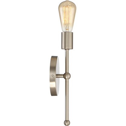 Meridian Lite Trends 1-Light Wall Sconce in Satin Nickel M90005-SN