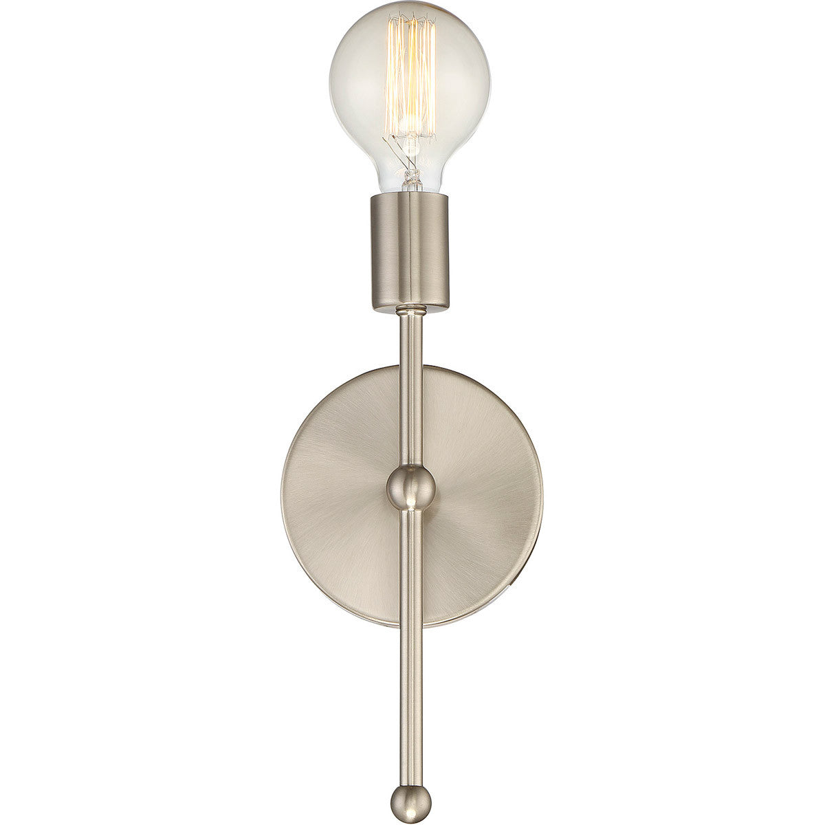 Meridian Lite Trends 1-Light Wall Sconce in Satin Nickel M90005-SN