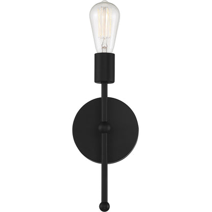 Meridian Lite Trends 1-Light Wall Sconce in Matte Black M90005MBK