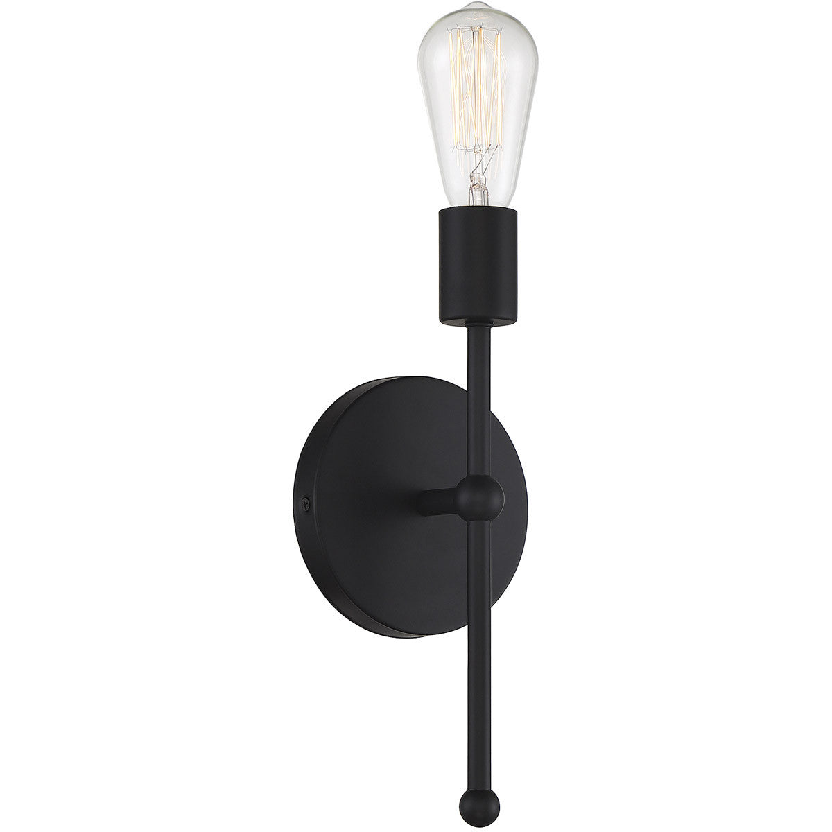 Meridian 1-Light Wall Sconce in Matte Black M90005MBK