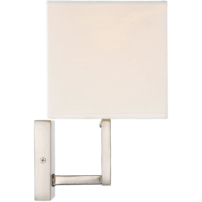 Meridian Lite Trends 1-Light Wall Sconce in Brushed Nickel M90009BN