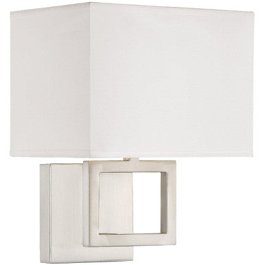 Meridian Lite Trends 1-Light Wall Sconce in Brushed Nickel M90009BN