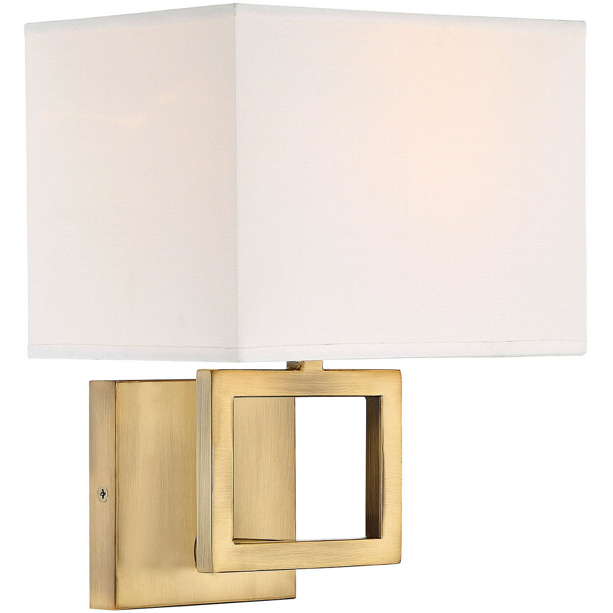 Meridian Lite Trends 1-Light Wall Sconce in Natural Brass M90009NB